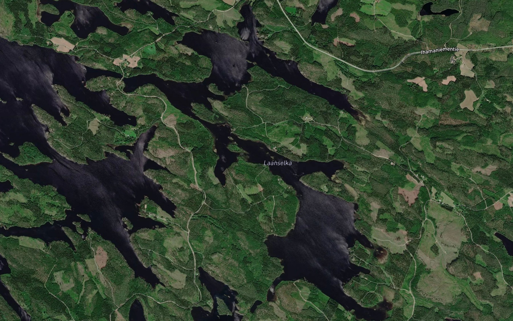 Satellite map of the Laanselka