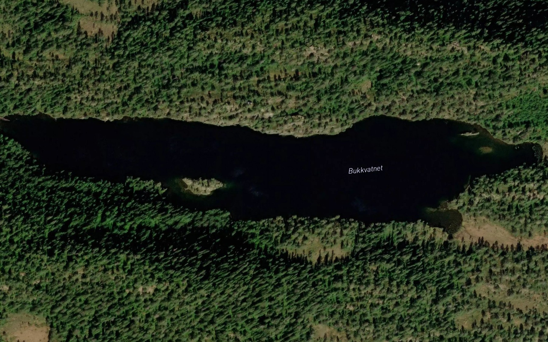 Satellite map of the Bukkvatnet