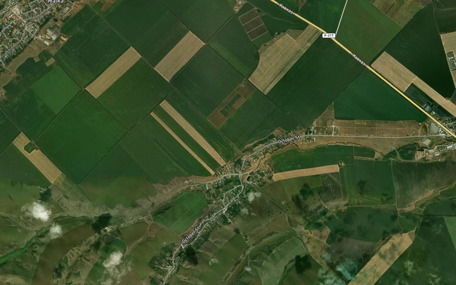 Satellite map of the Kuruko