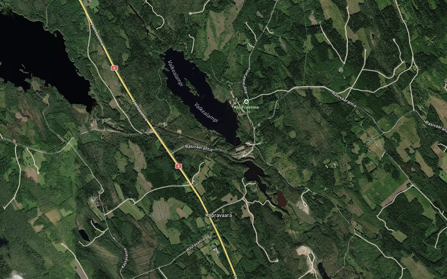Satellite map of the Myllyjoki