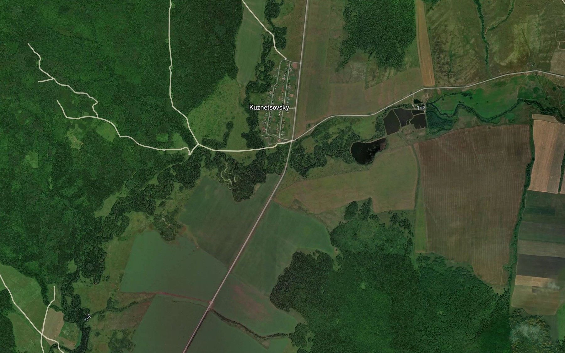 Satellite map of the Torgaska