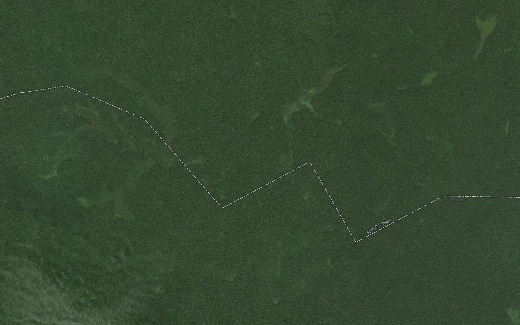 Satellite map of the Kombe