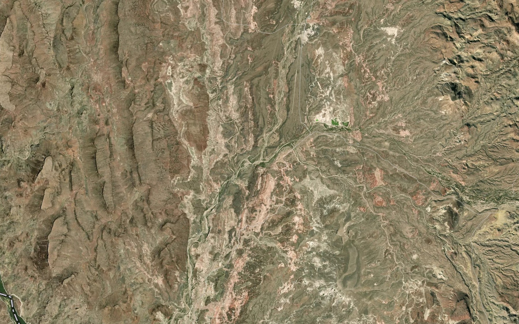 Satellite map of the Walker Creek