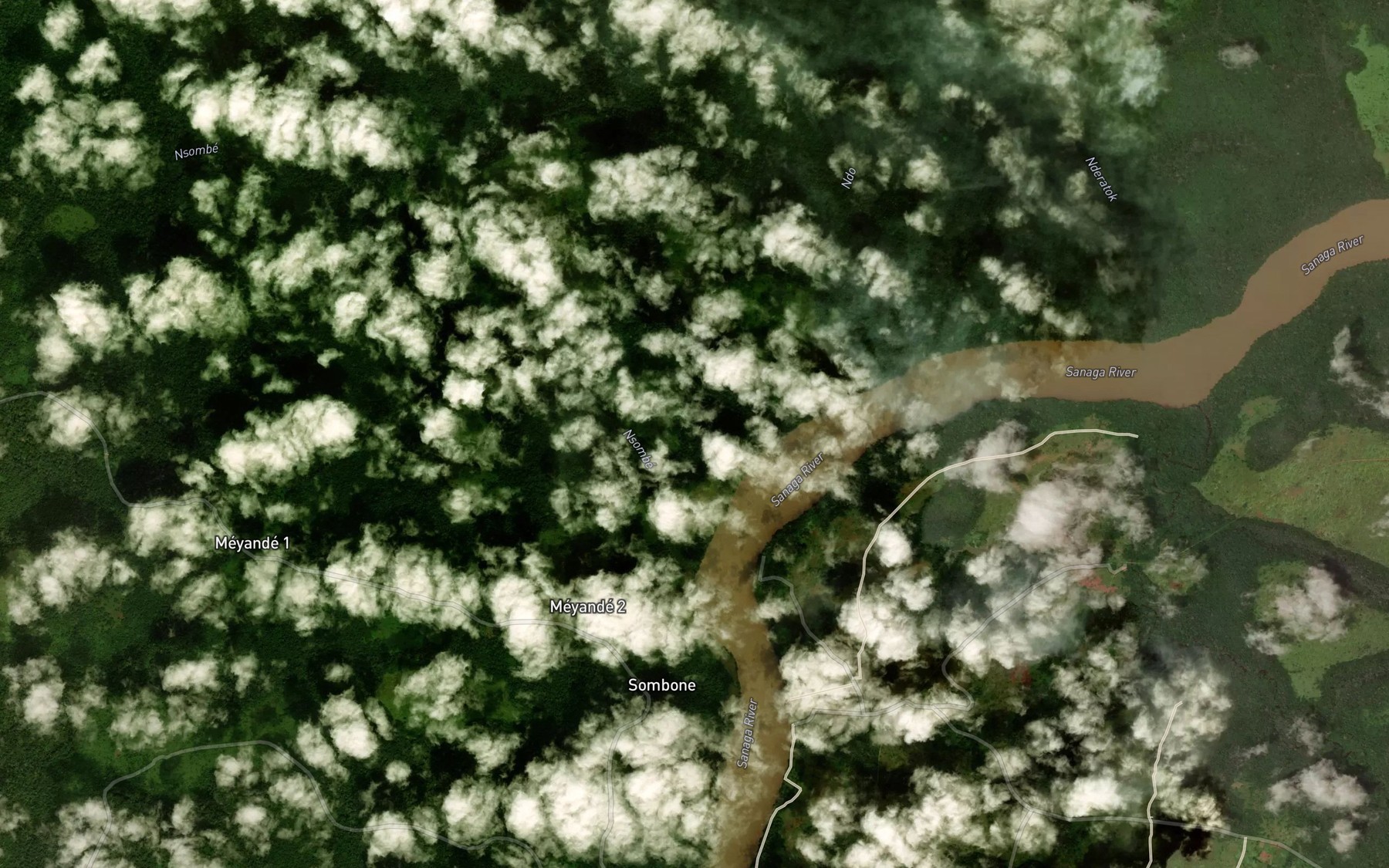 Satellite map of the Nsombe II
