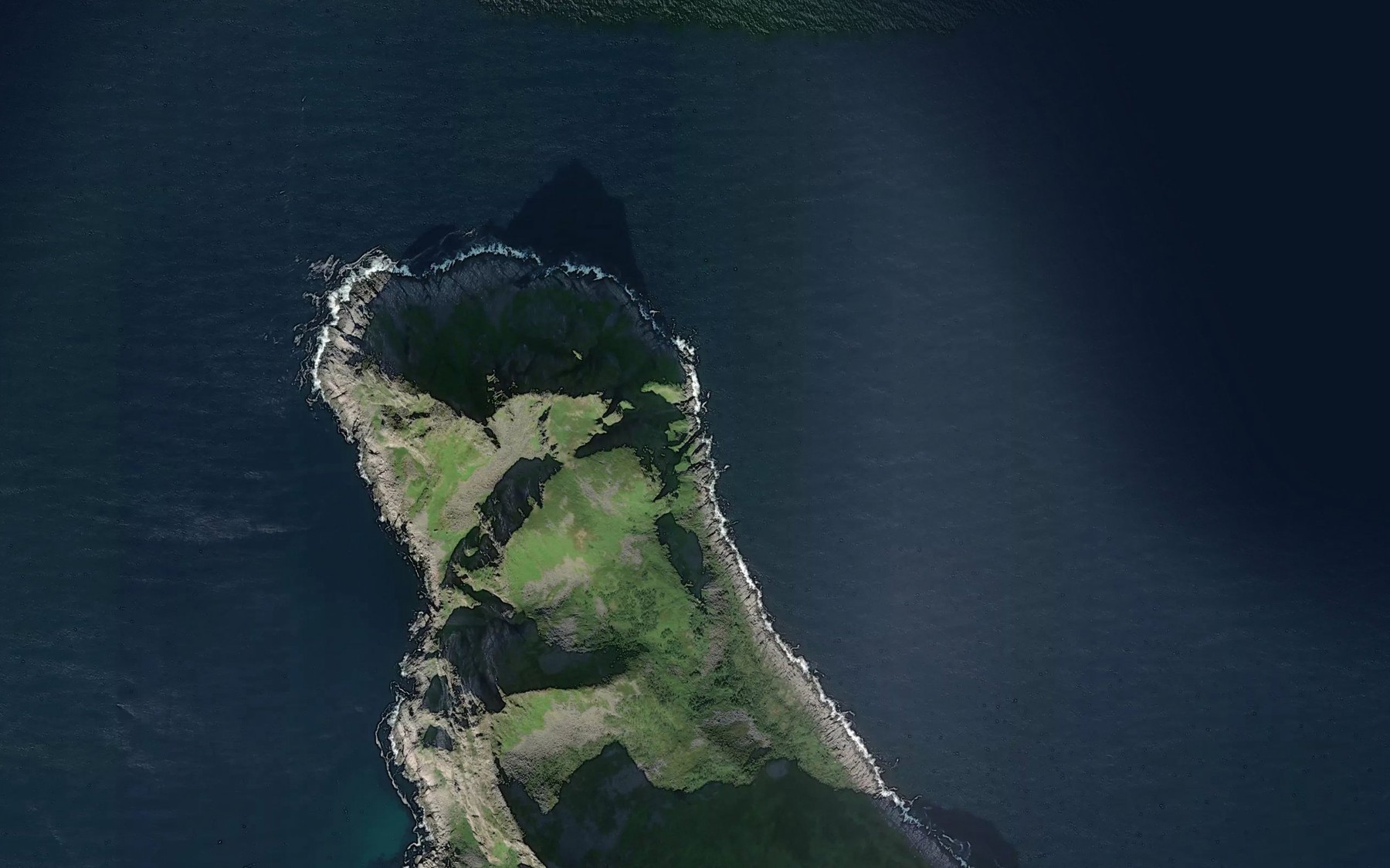 Satellite map of the Tjuvanderskeila