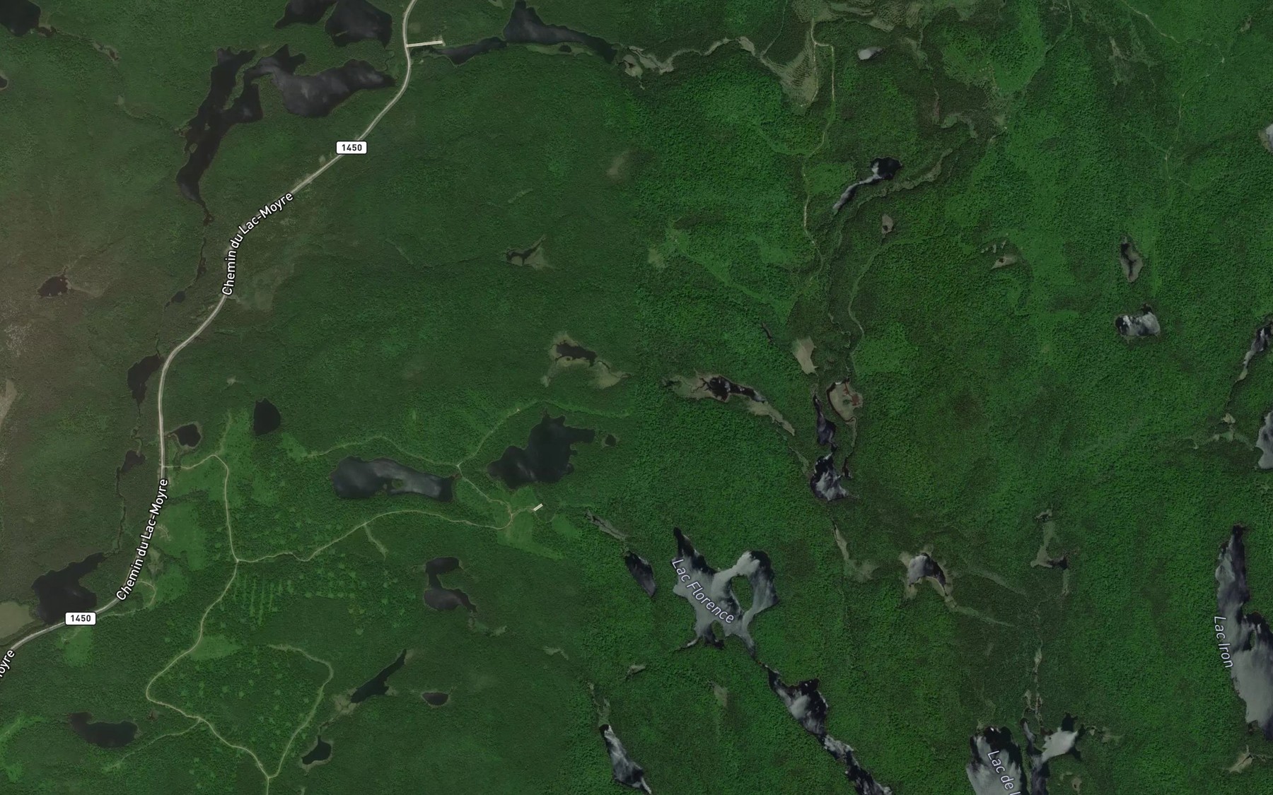 Satellite map of the Lac Savane