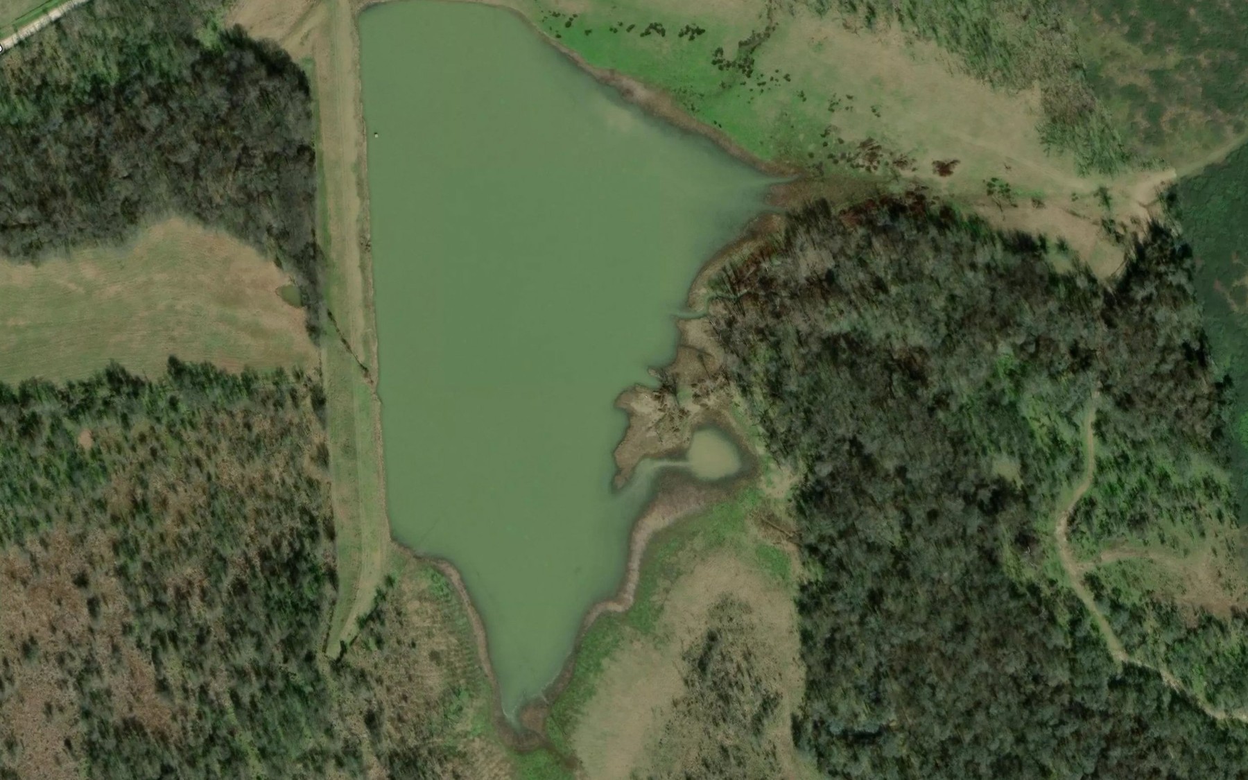 Satellite map of the Soil Conservation Service Site 29 Reservoir