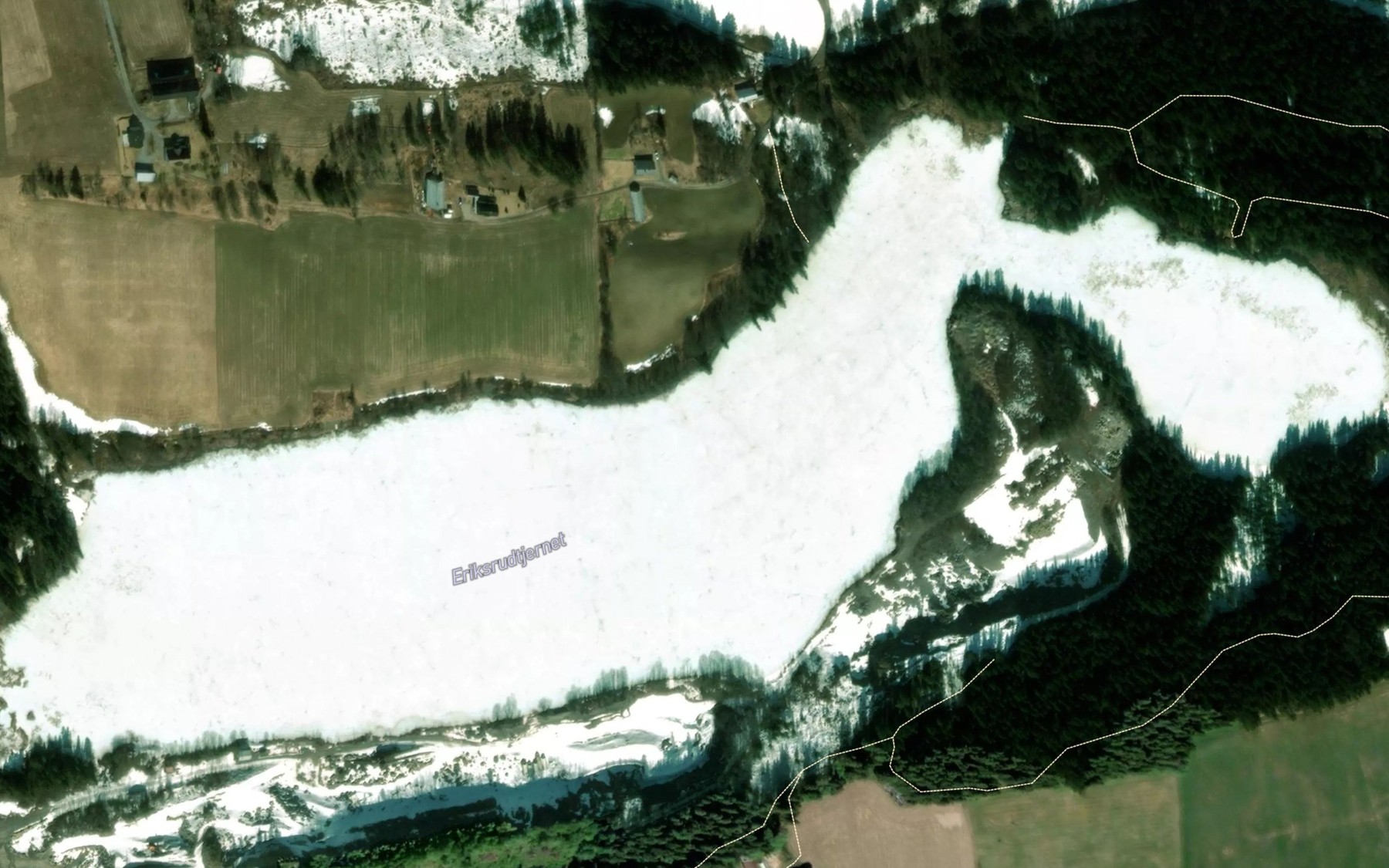 Satellite map of the Nordtjernet