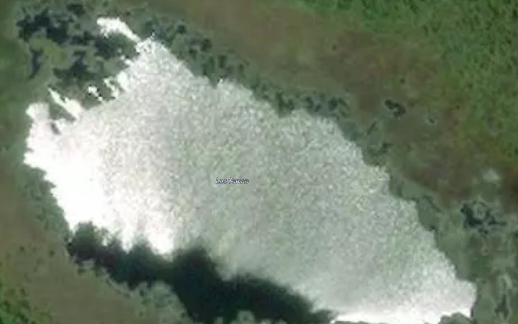 Satellite map of the Lac Sonate