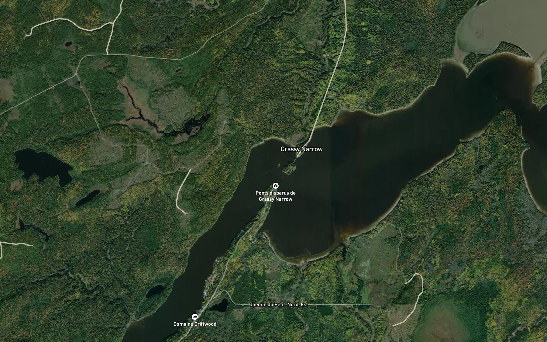 Satellite map of the Passage Grassy