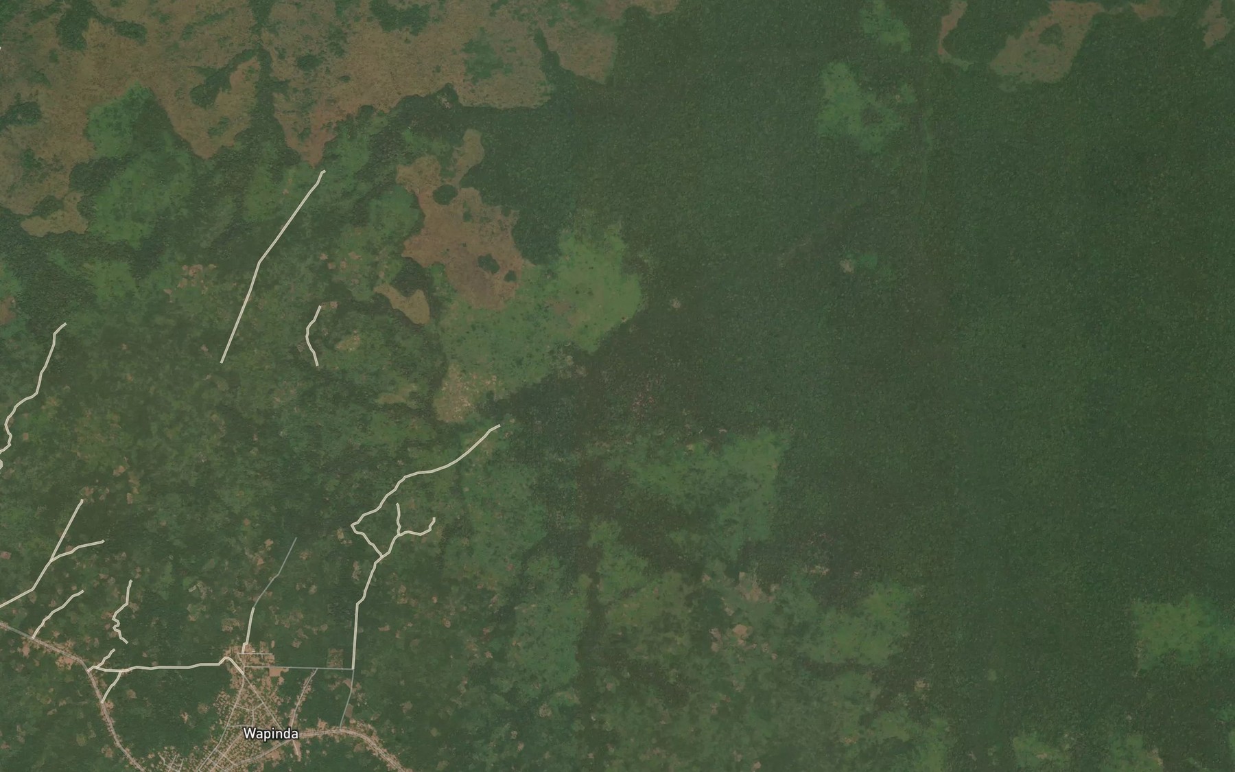 Satellite map of the Gbade