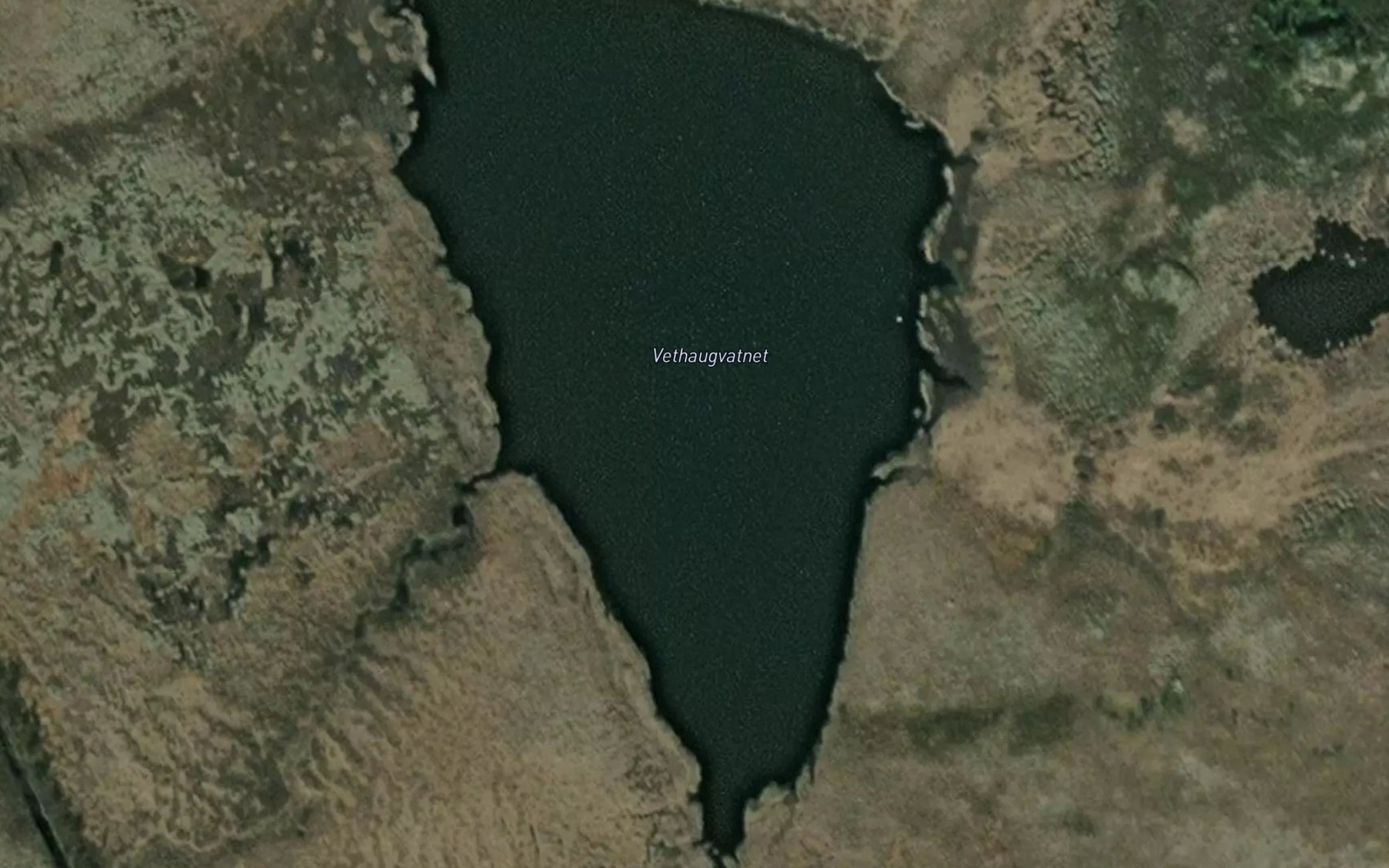 Satellite map of the Vetthaugvatnet