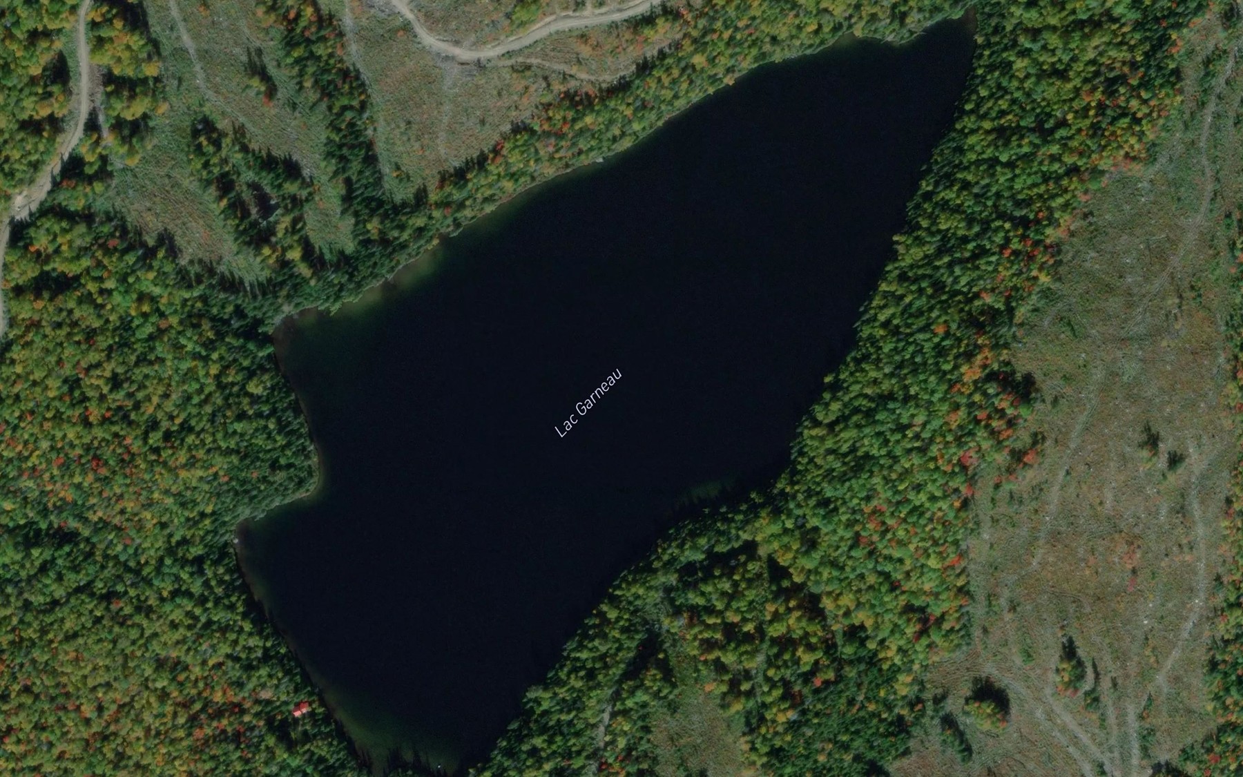 Satellite map of the Lac Garneau