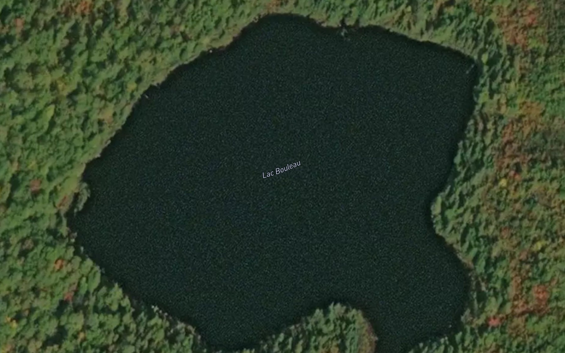 Satellite map of the Lac Bouleau