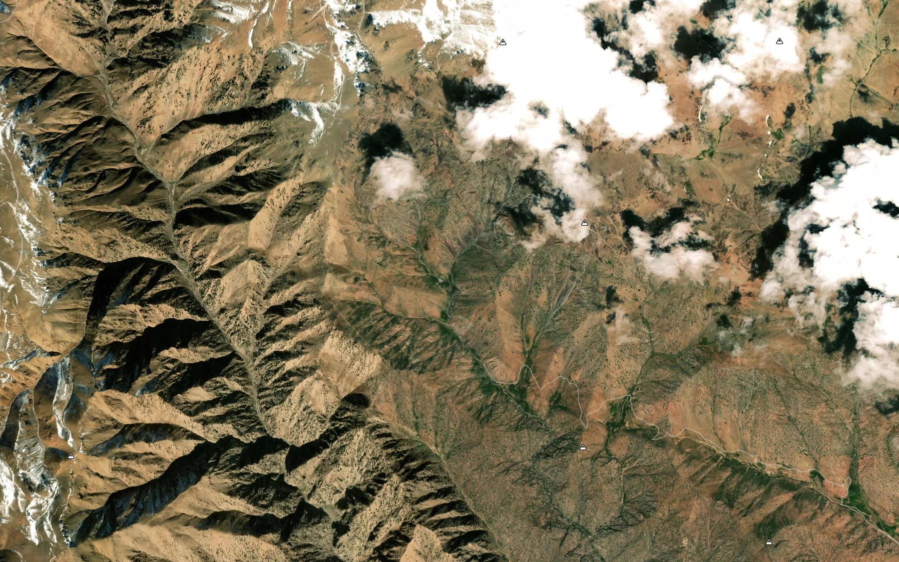 Satellite map of the Sharsoy