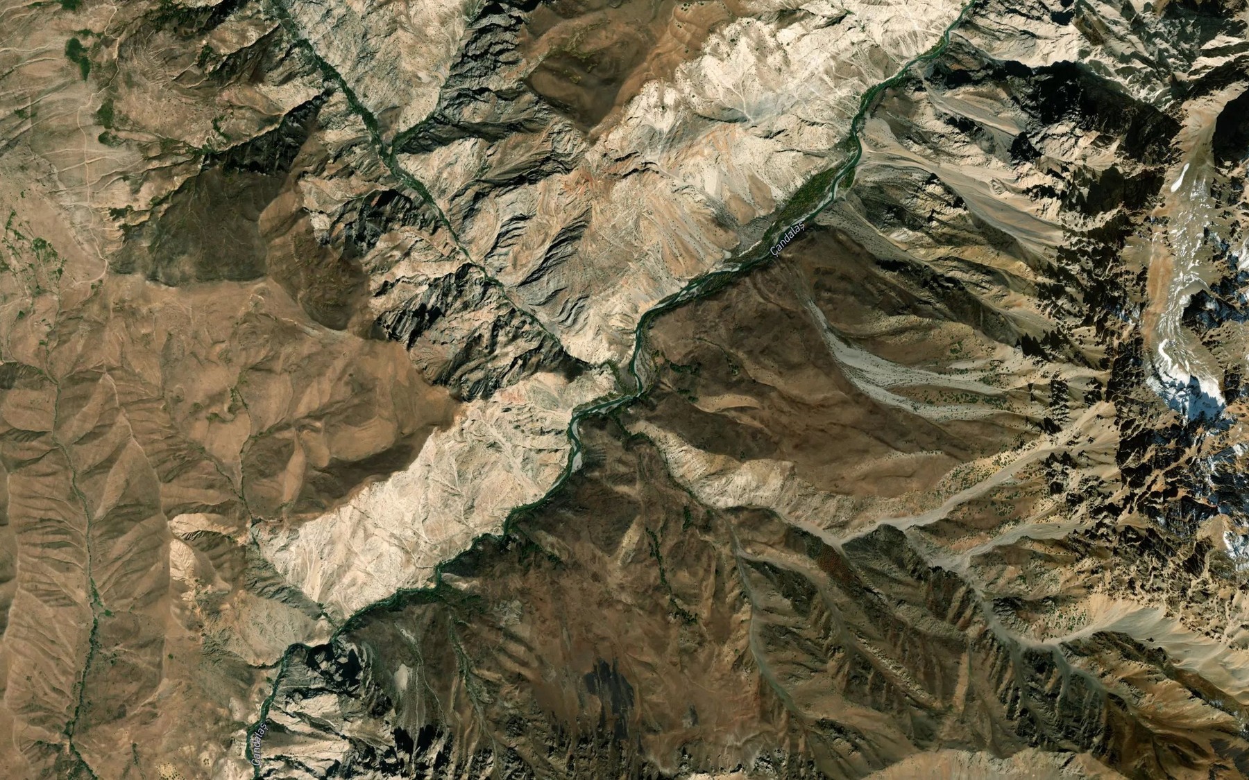 Satellite map of the Achyk-Tash