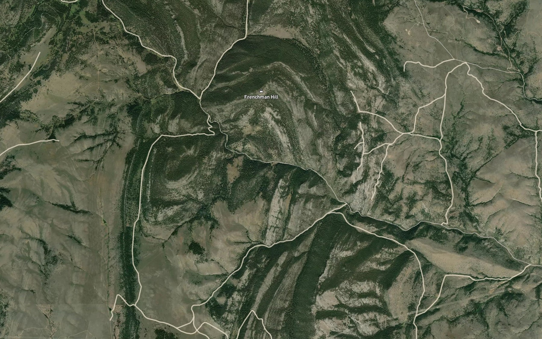Satellite map of the Lower Spring
