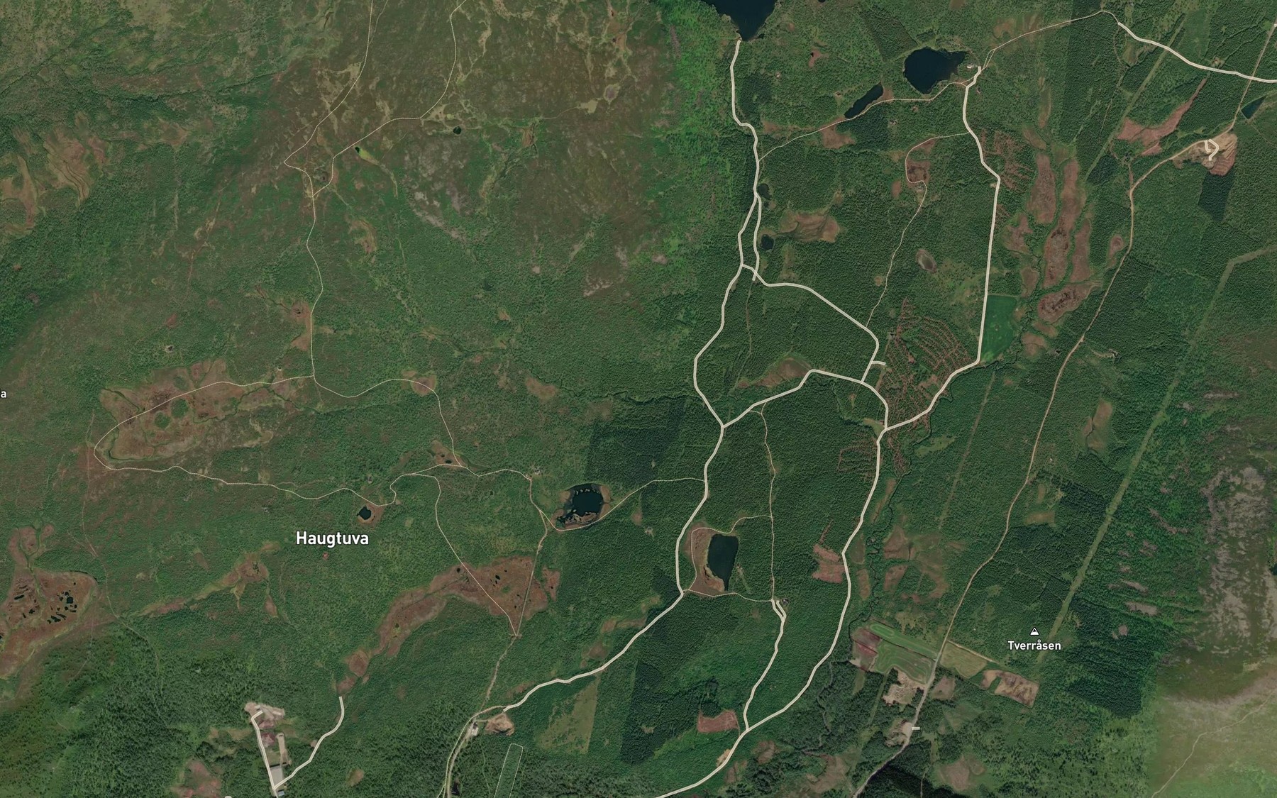 Satellite map of the Finnsteinelva