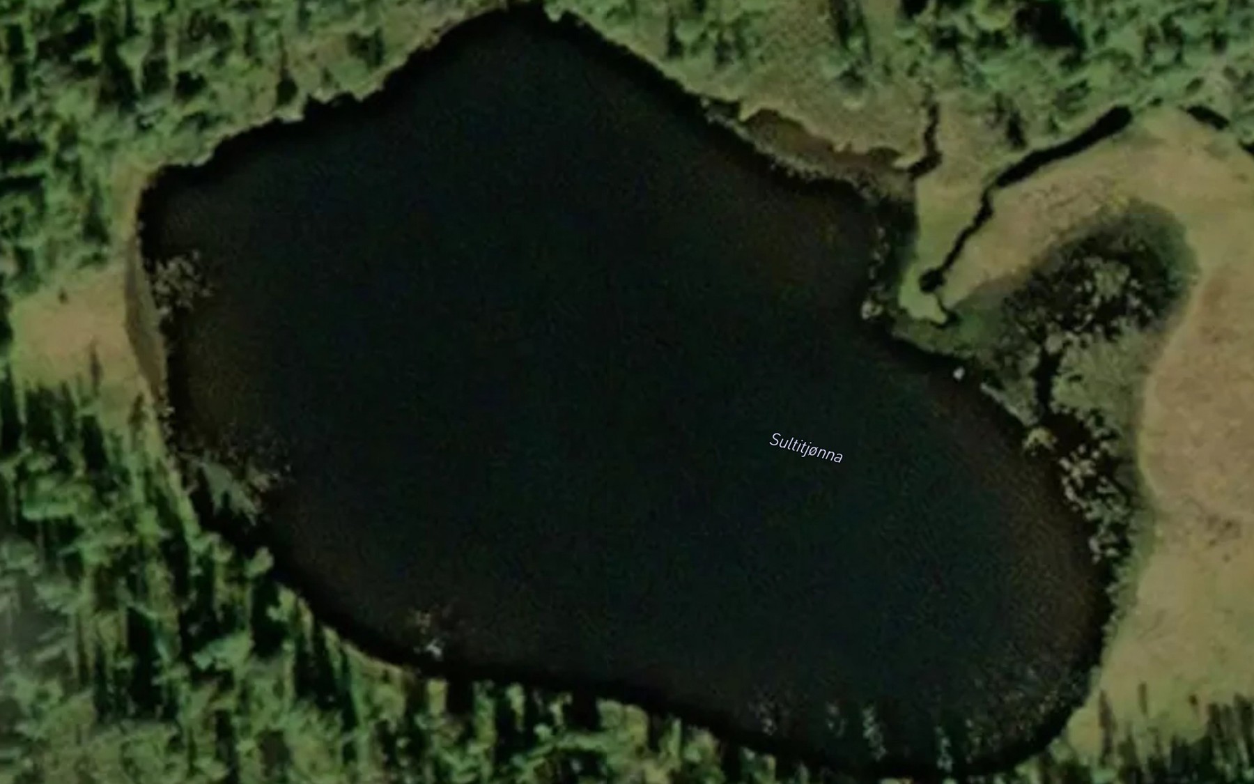 Satellite map of the Sultitjorna
