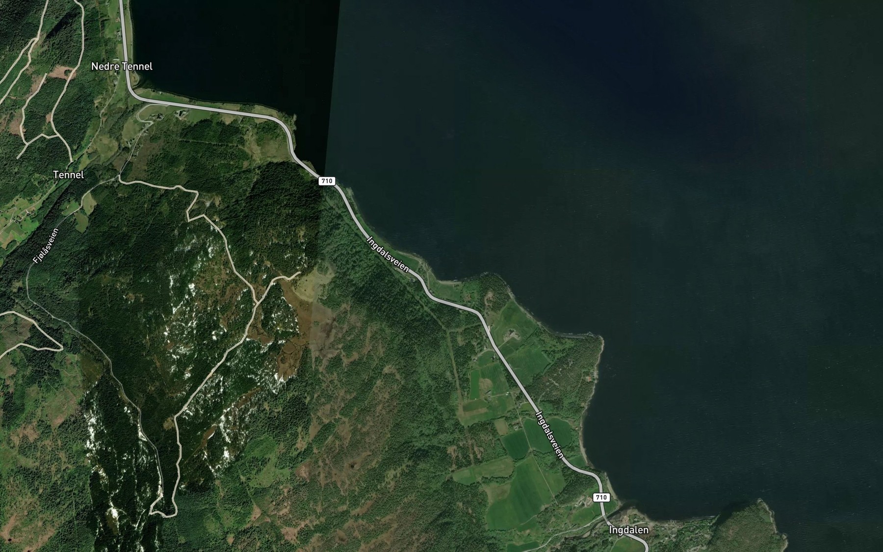 Satellite map of the Oldervika