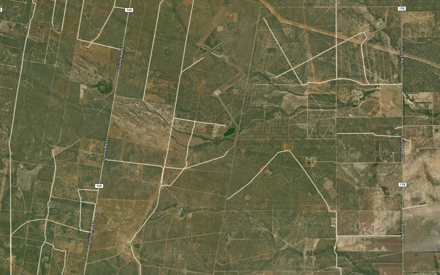 Satellite map of the Toro Creek