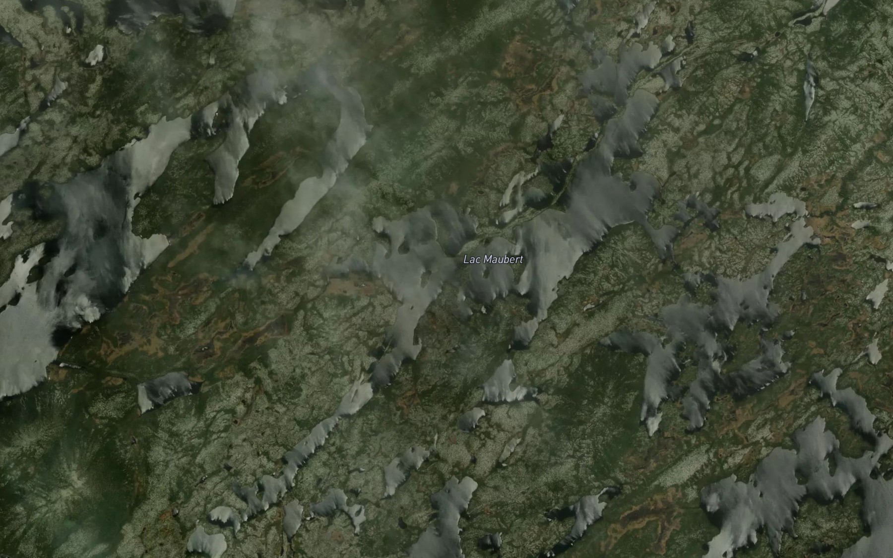 Satellite map of the Lac Maubert