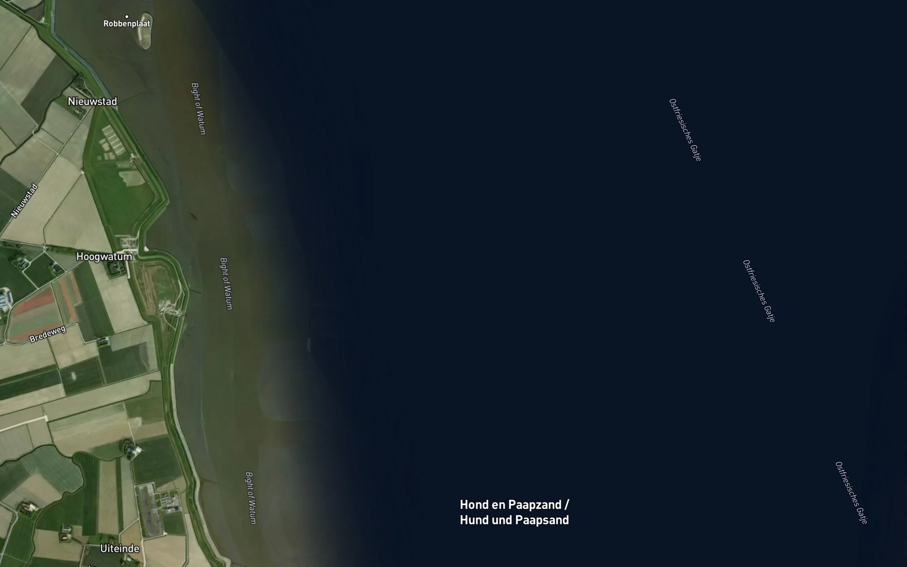 Satellite map of the Hund