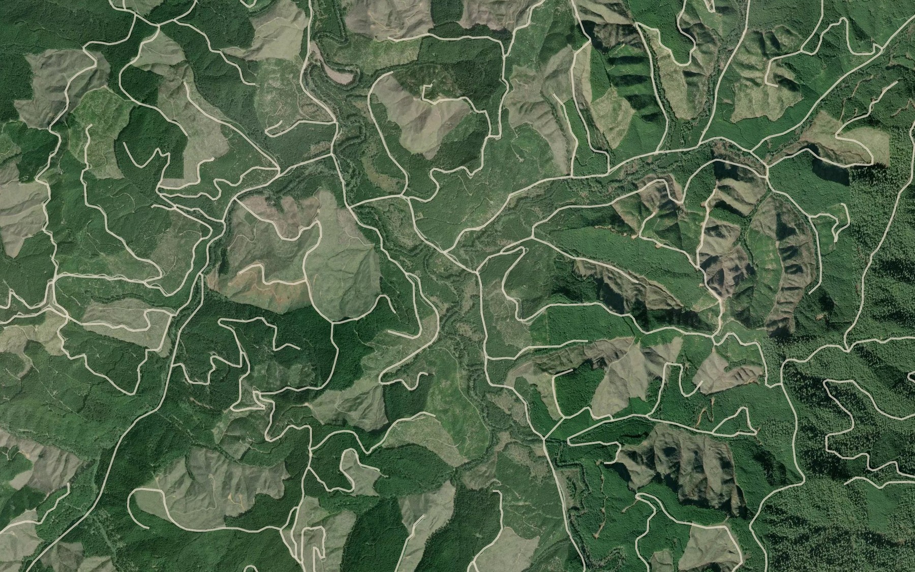 Satellite map of the Pheasant Creek