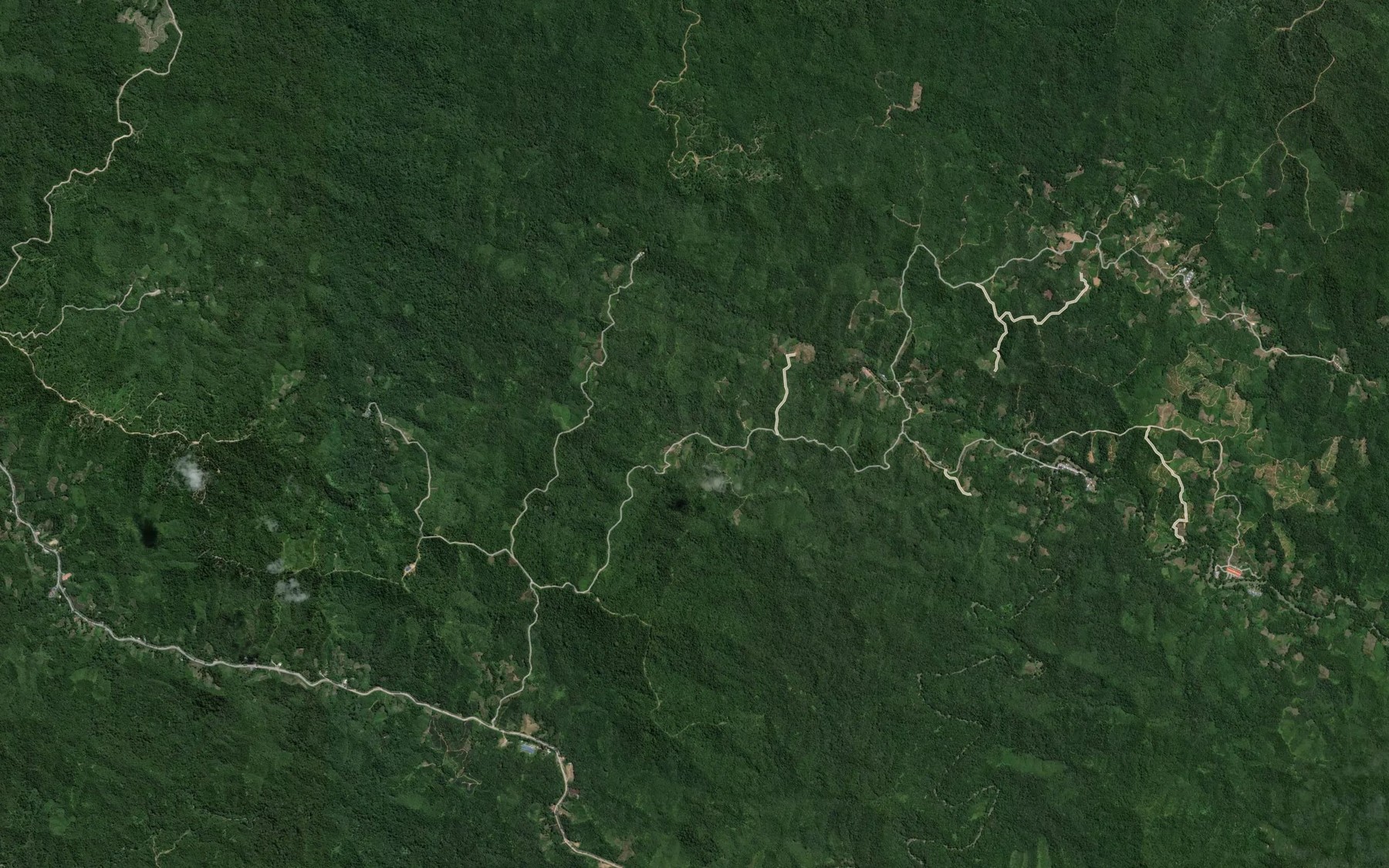 Satellite map of the Sungai Petang