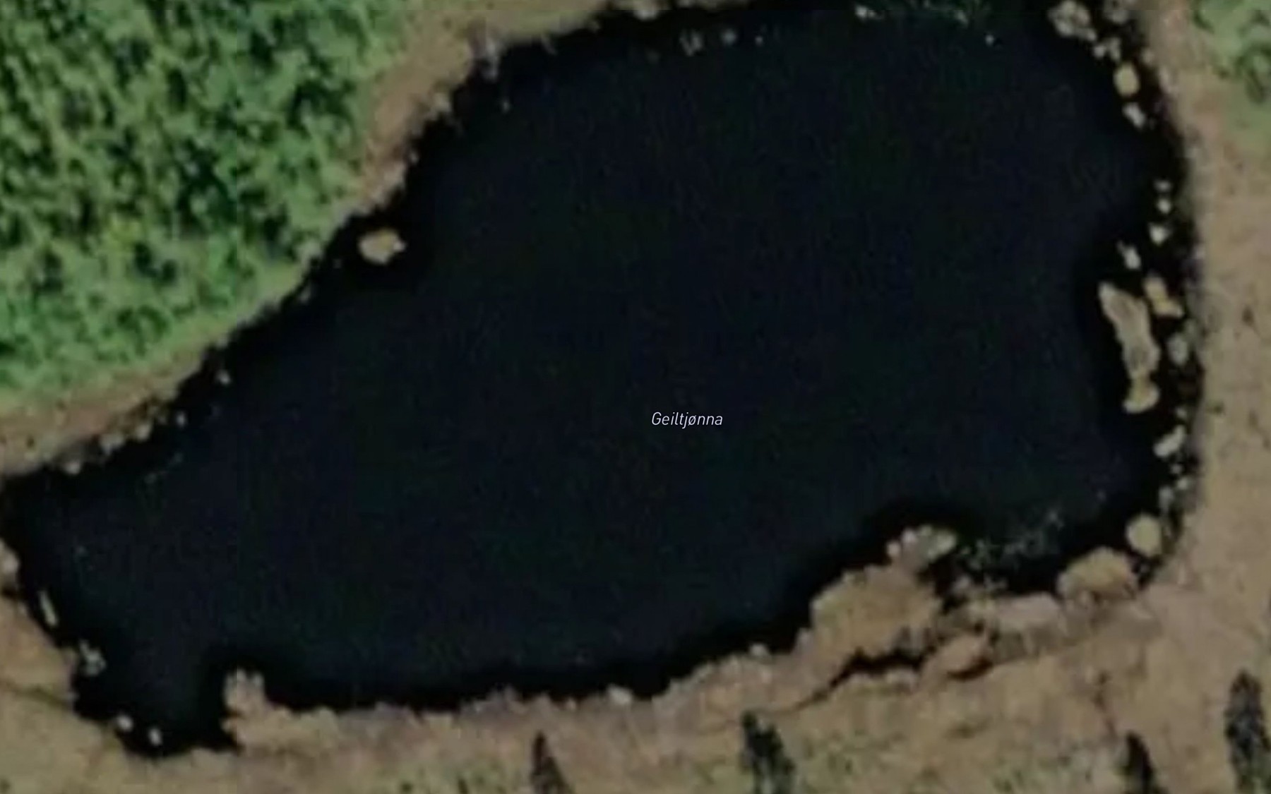 Satellite map of the Geittjorna