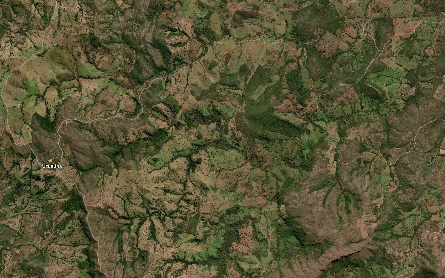 Satellite map of the Corrego do Cruzeiro