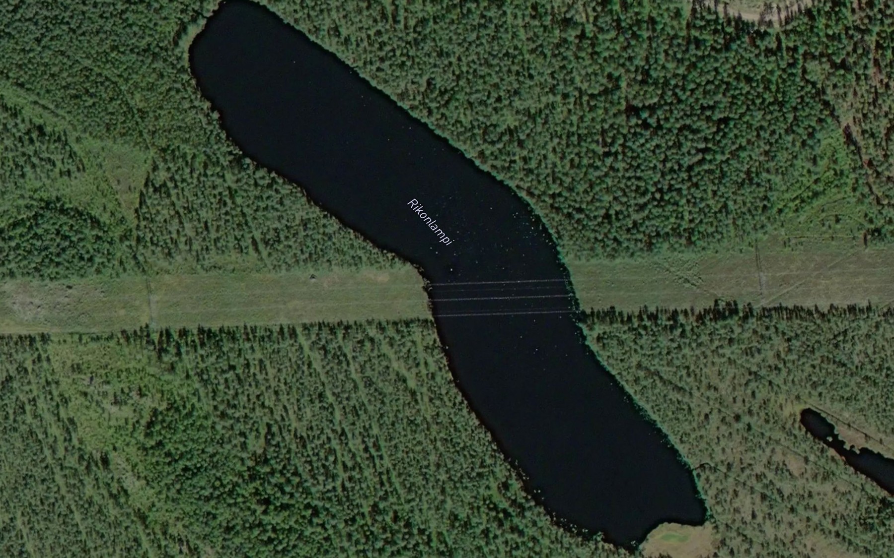 Satellite map of the Rikonlampi