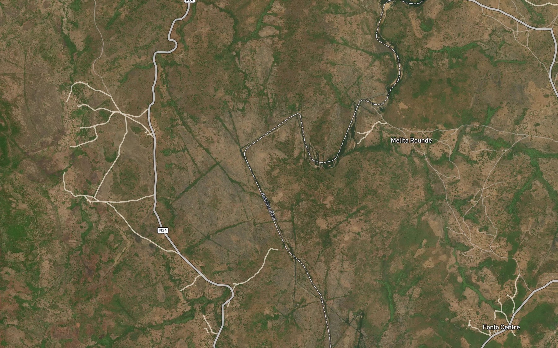 Satellite map of the Tondon