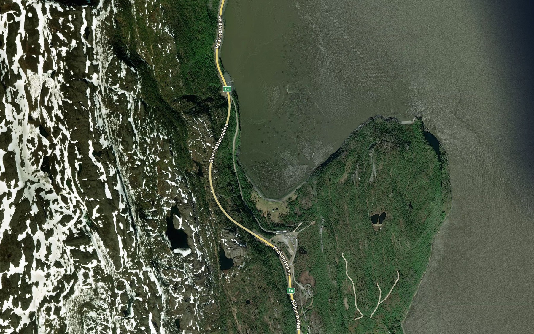 Satellite map of the Isolahti