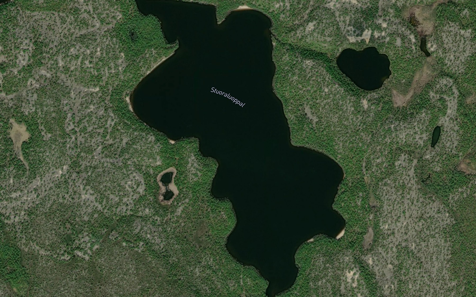 Satellite map of the Stuoraluobbal