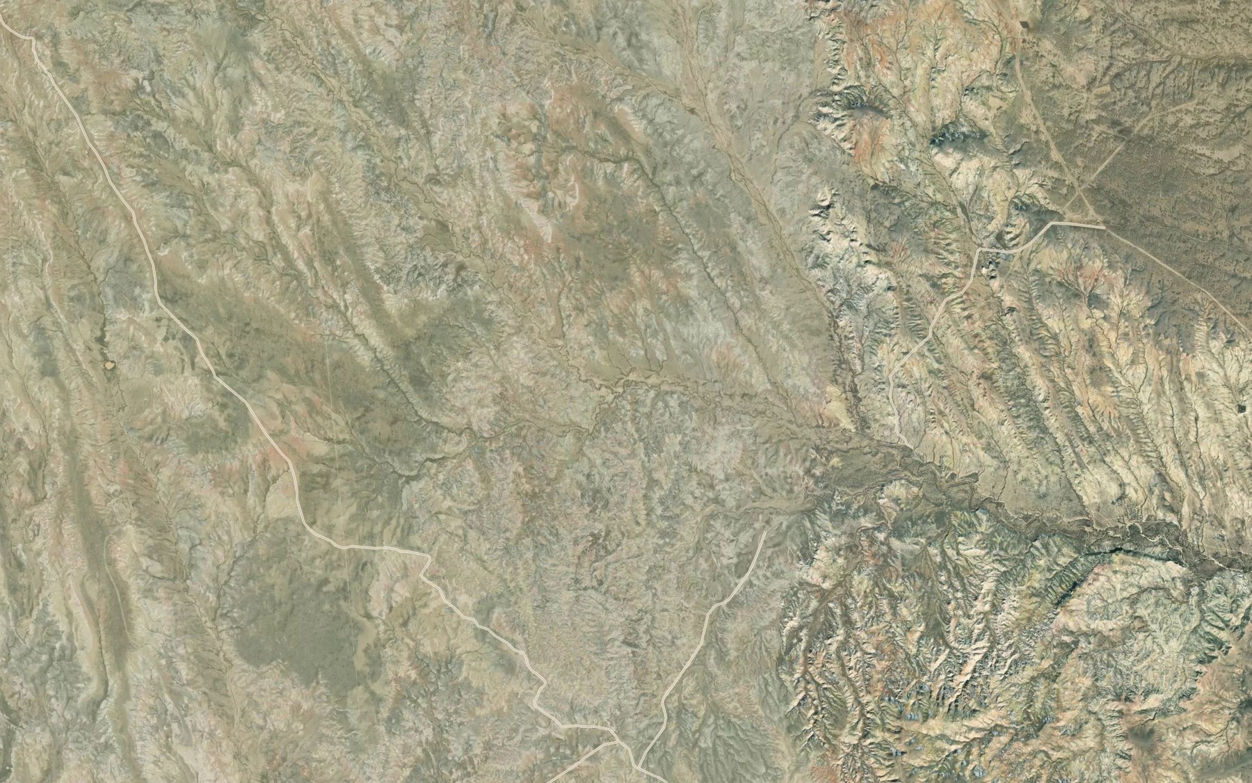 Satellite map of the Middle Fork Tenmile Creek