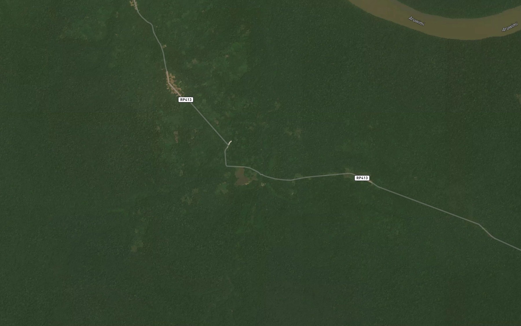 Satellite map of the Akwane