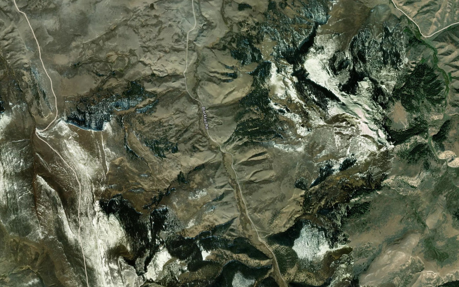 Satellite map of the Whiskey Spring