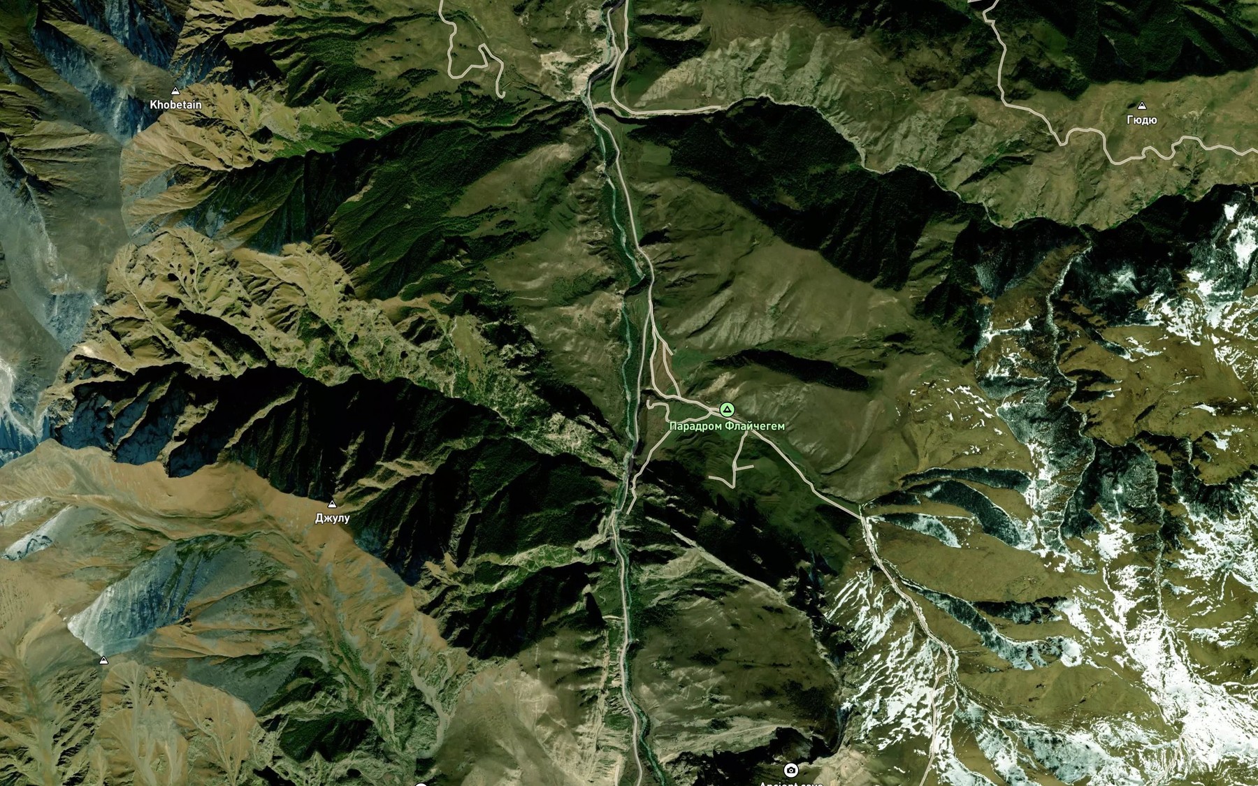 Satellite map of the Shuzulgusu