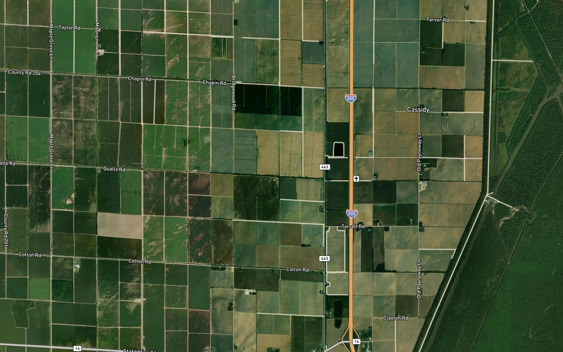 Satellite map of the Ditch Number 26