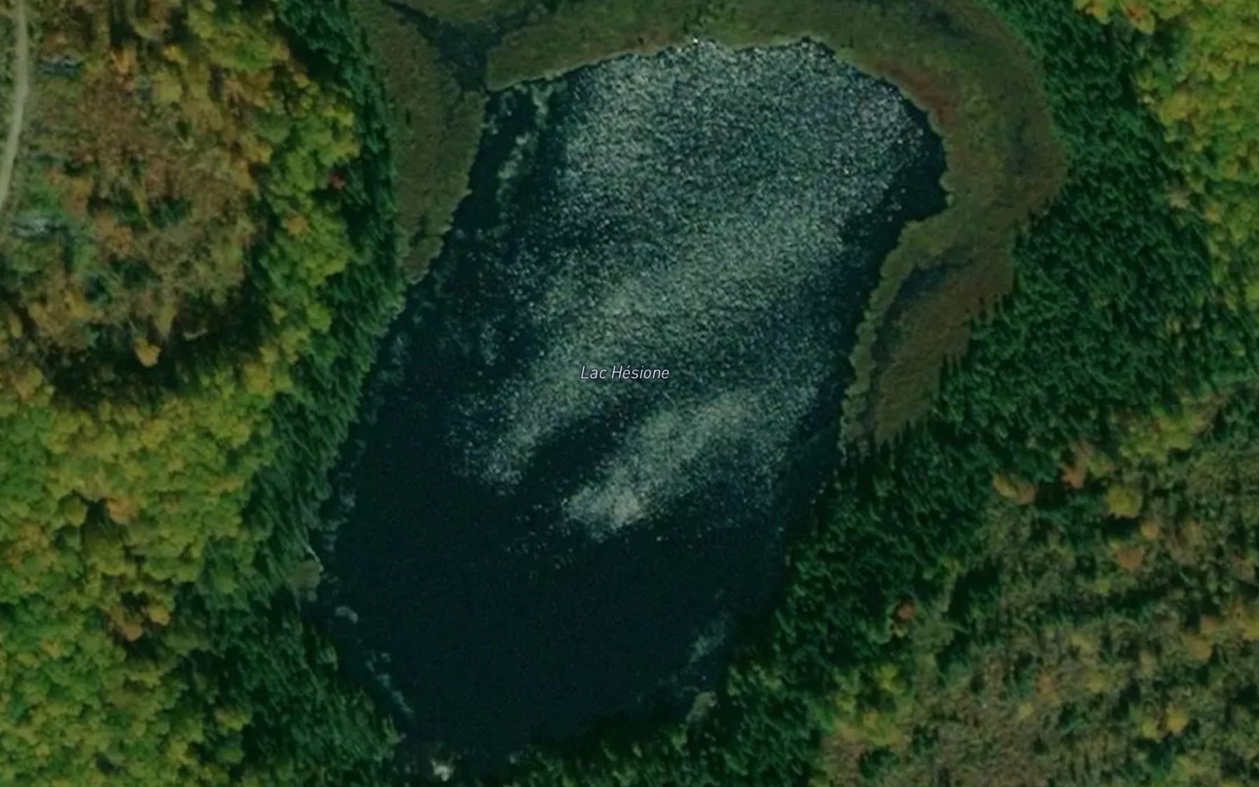 Satellite map of the Lac Hesione