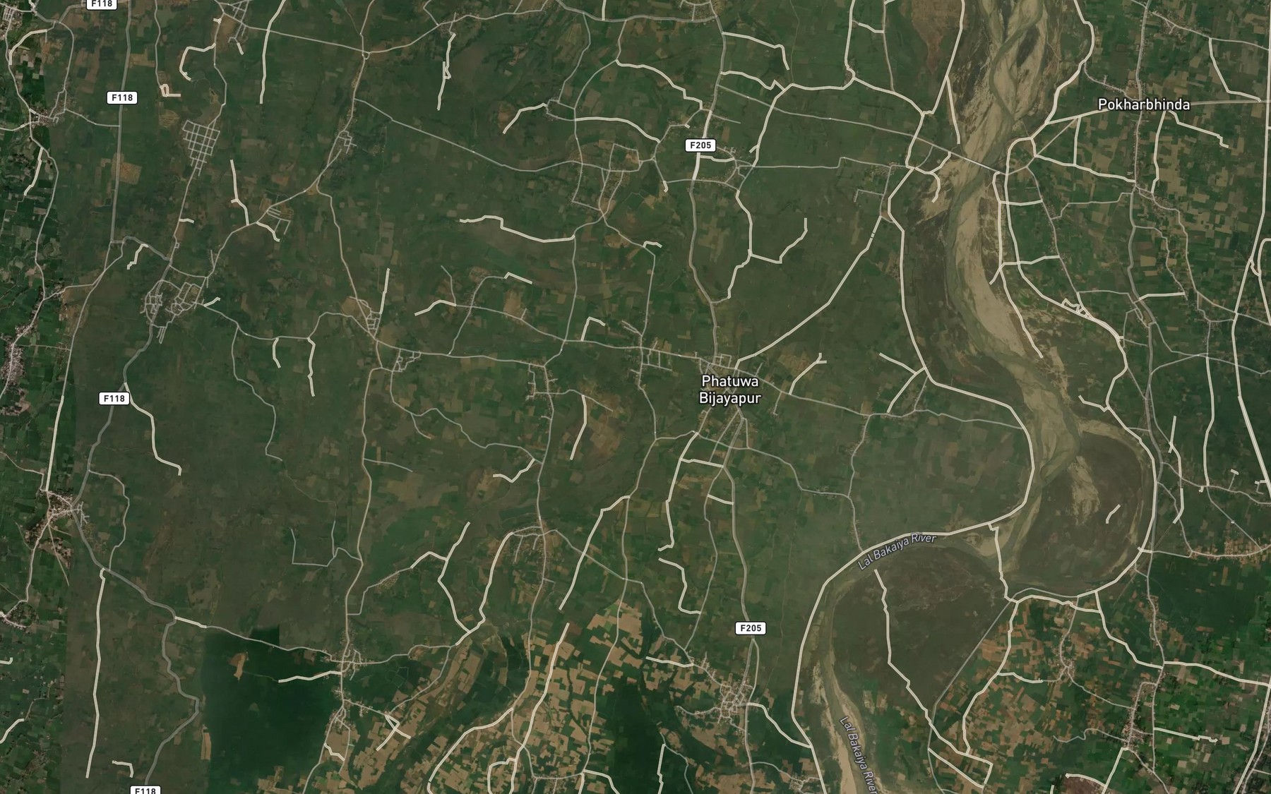 Satellite map of the Simhasini Paini