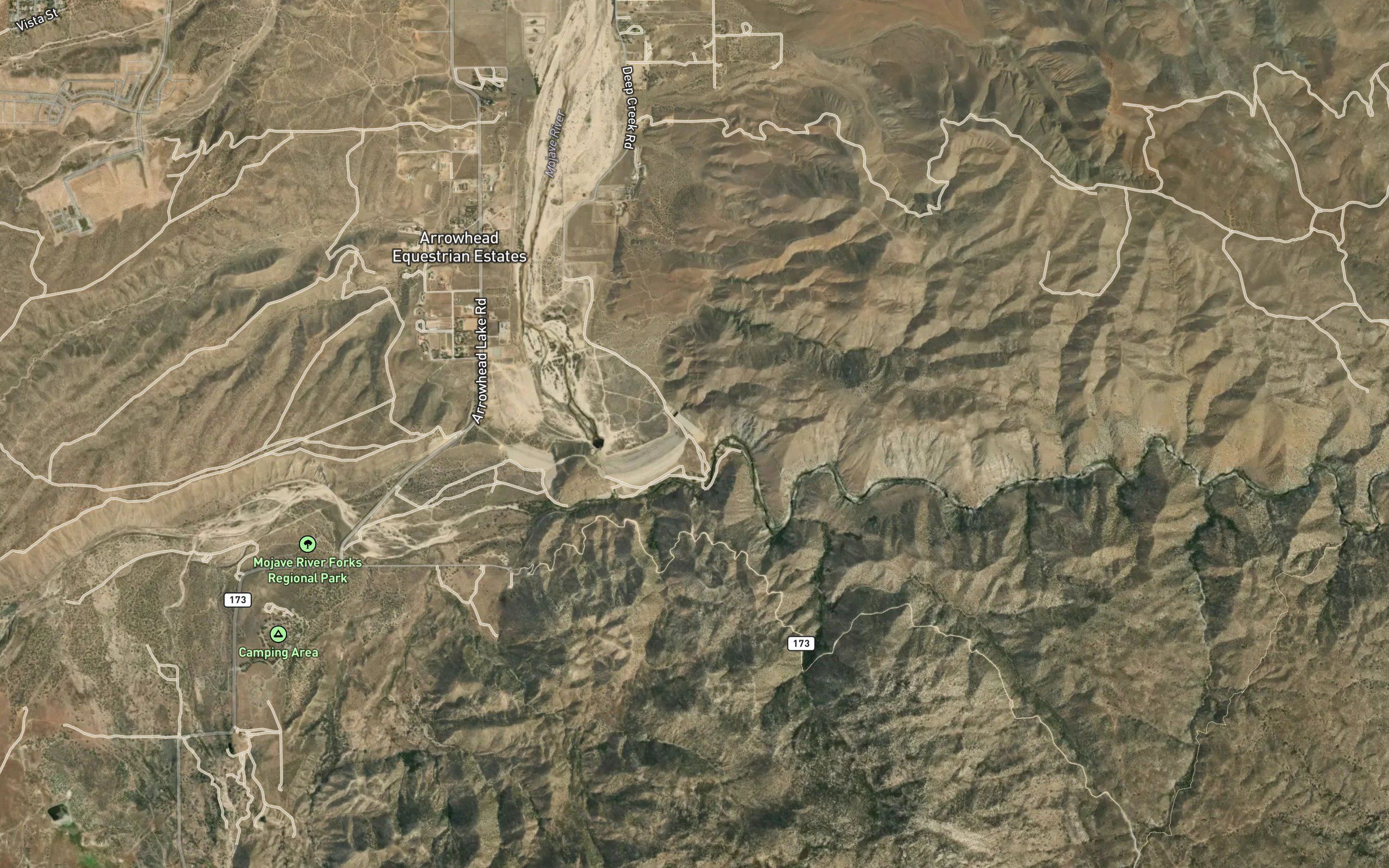 Mojave River Forks Reservoir