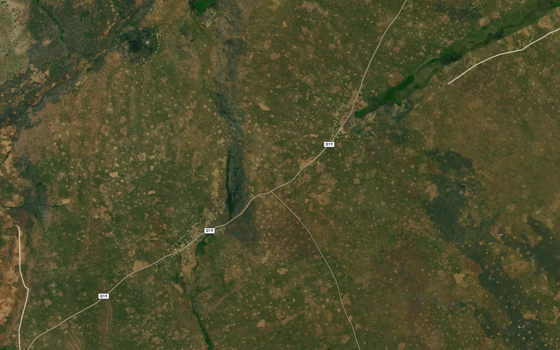 Satellite map of the Mofu