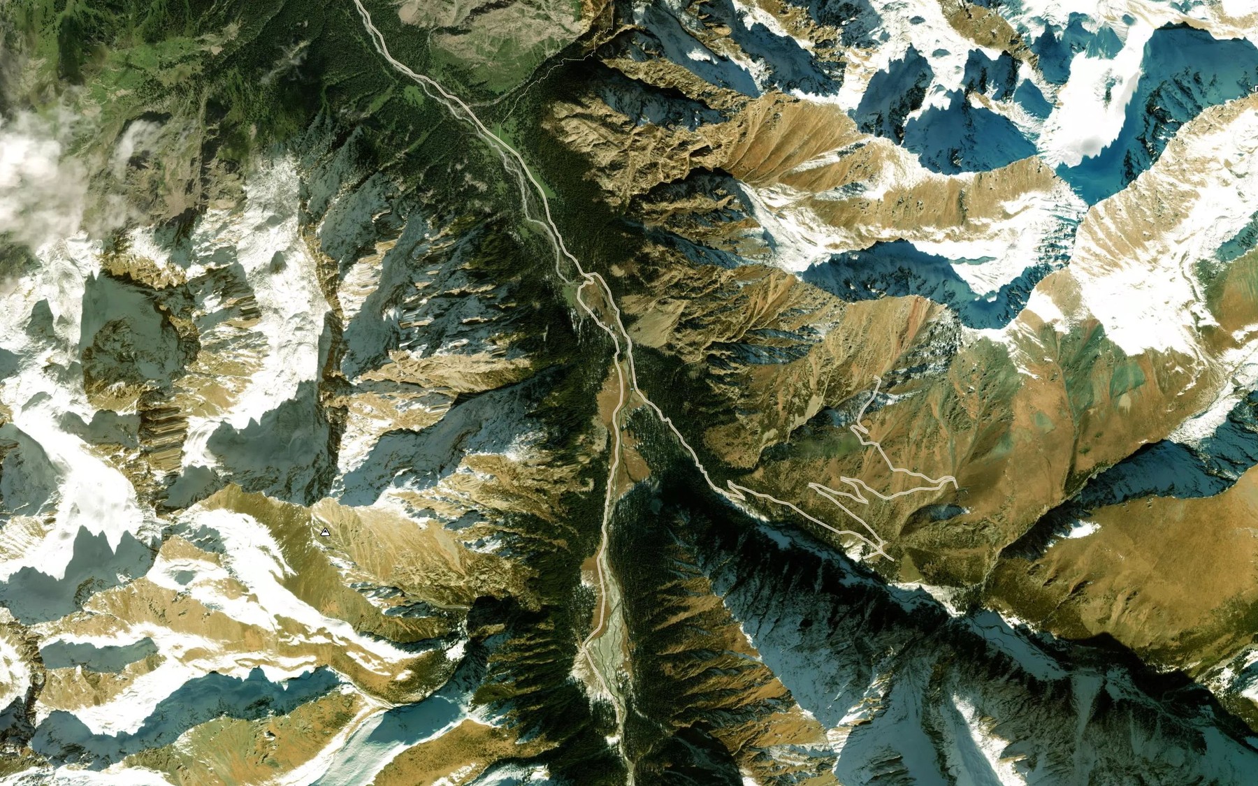 Satellite map of the Karatak'ya