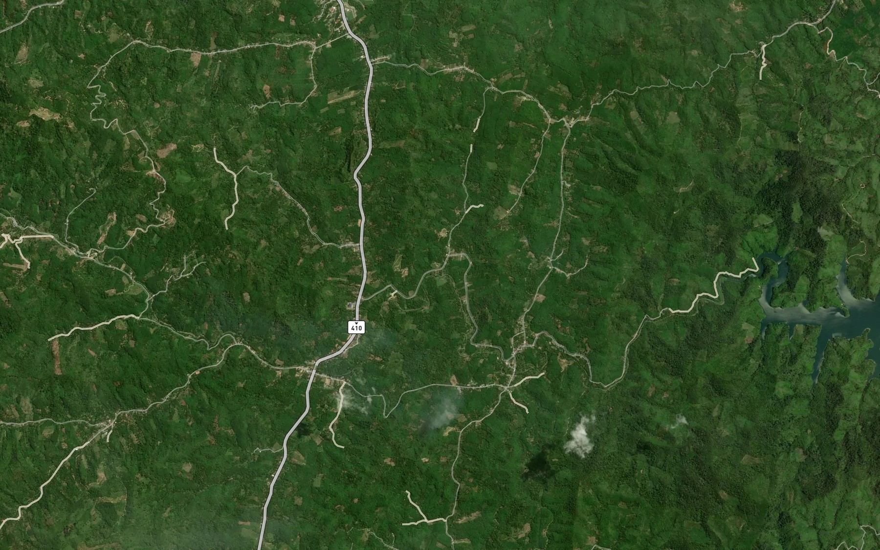 Satellite map of the Khlong Cha Ro Ba Tu