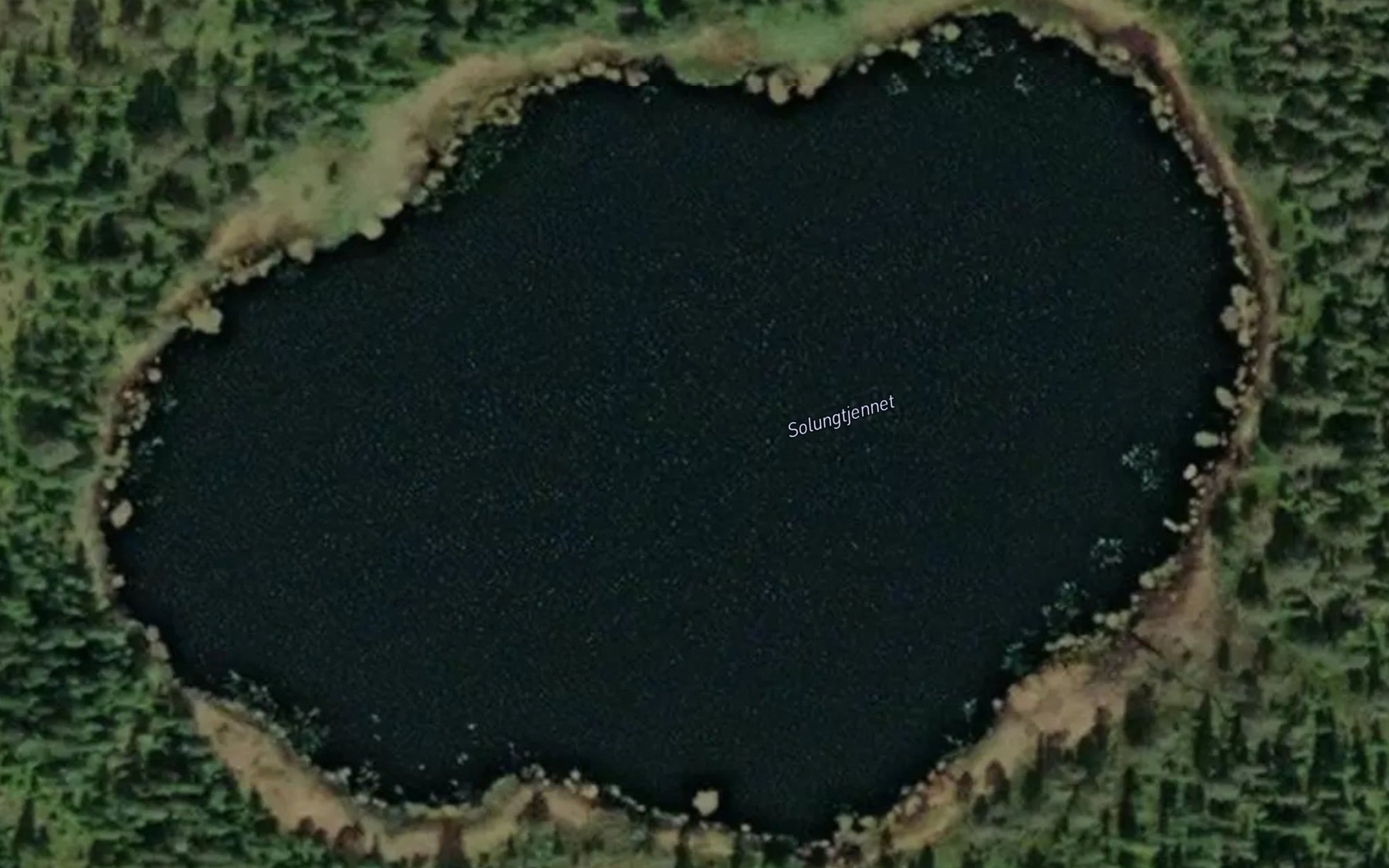Satellite map of the Solungtjennet