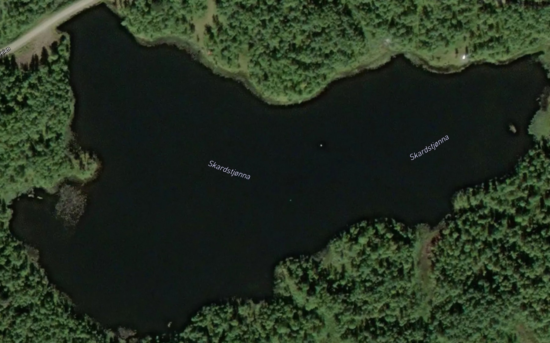 Satellite map of the Skardtjorna