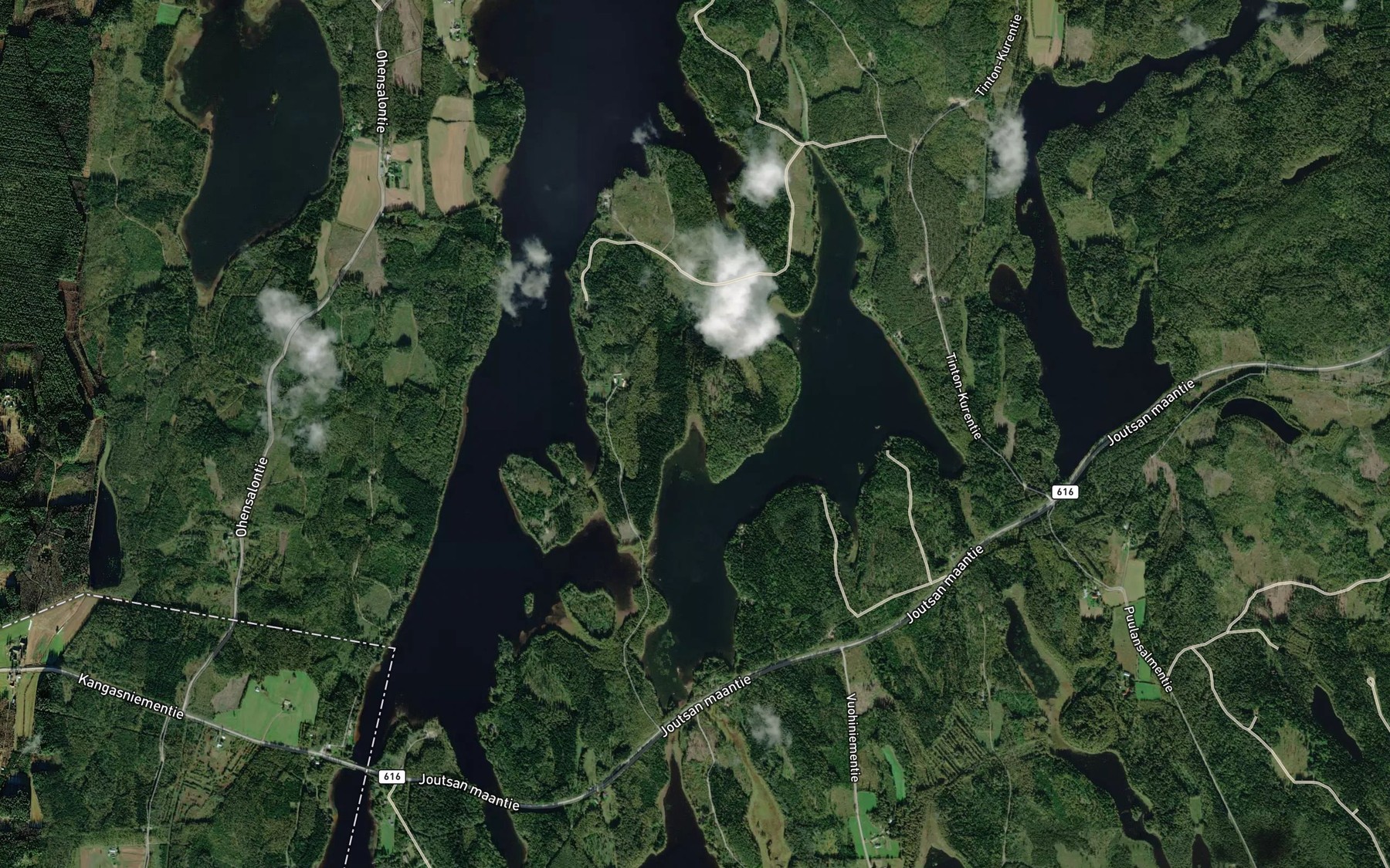 Satellite map of the Sipilahti