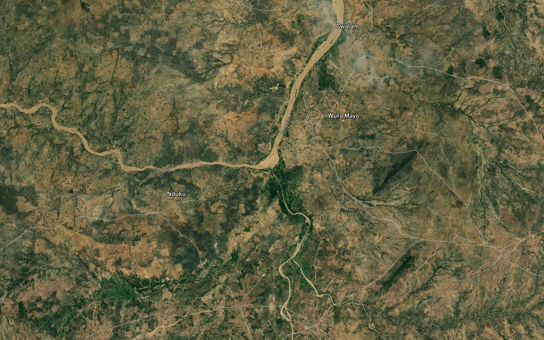 Satellite map of the Jungup